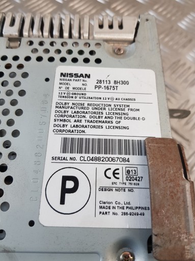 RADIO 281138H300 NISSAN X-TRAIL T30 EUROPA