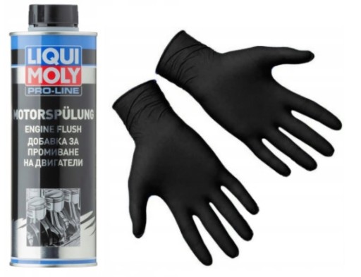 LIQUI MOLY ENGINE FLUSH ПОЛОСКАНИЕ 2662 + ПЕРЧАТКИ