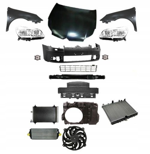 C5FLKPLPR - CITROEN C5 LIFT 2004-2008 КОМПЛЕКТ ПЕРЕДНЬОГО КАПОТУ
