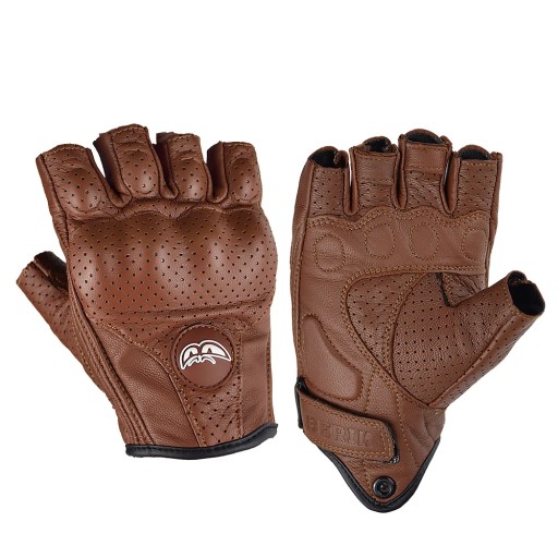 Велосипедні рукавички коричневого стилю, розмір M, жовті M