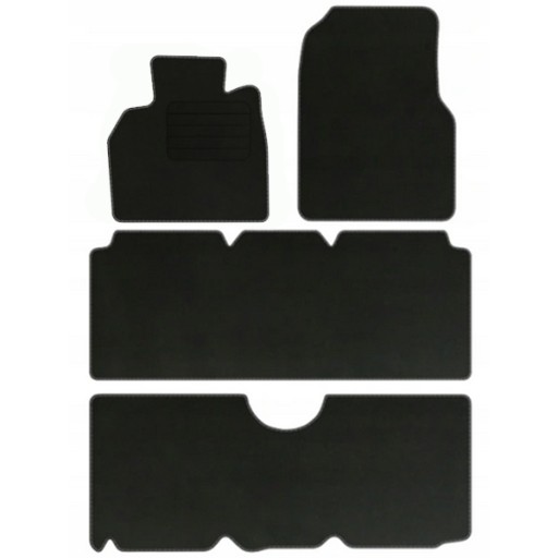 RENAULT GRAND ESPACE IV 02-14 коврики велюр ЭКО