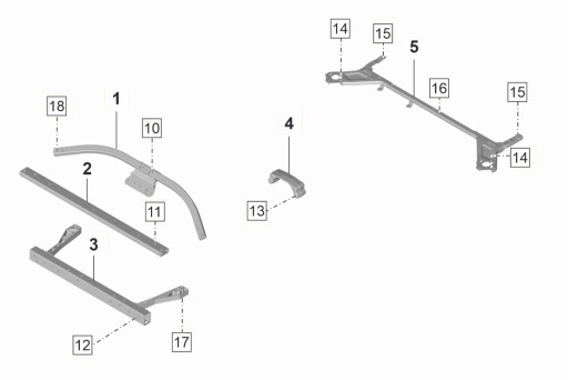 PAD805475, - Передняя балка шасси porsche taycan pad805475