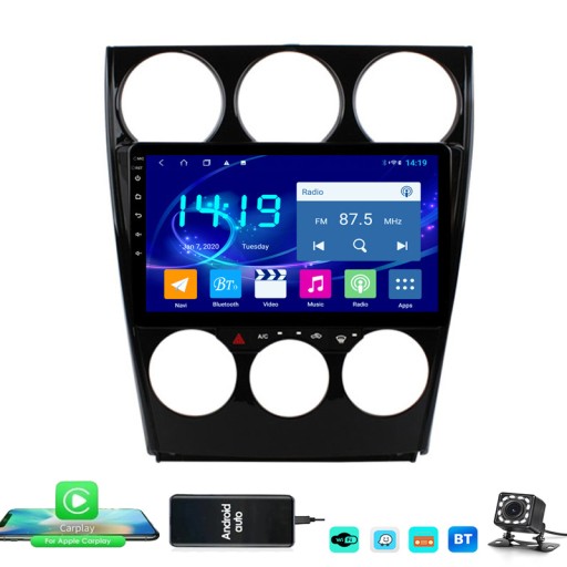 Радіо GPS навігація Mazda 6 2004-2015 carplay