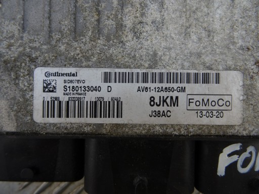 FORD FOCUS MK3 Ordinateur Moteur AV61-12650-GM 1.6 TDCI