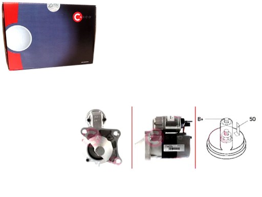 CASCST15110AS(iMOTO) - Стартер 12в 0,85квт каско + комплект водителя №37