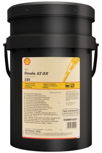 Масло shell omala s2 gx 320 20л