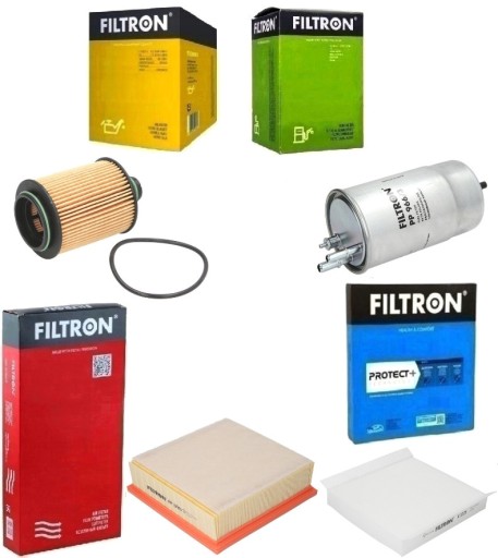 OE682/2 - FILTRON КОМПЛЕКТ ФІЛЬТРІВ FIAT LINEA 1.6 D 105KM 2009-