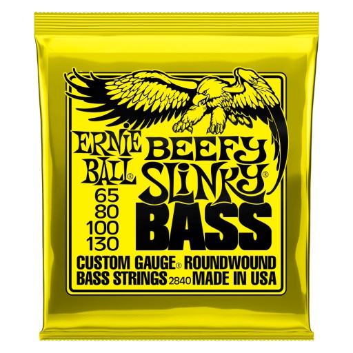 Struny do basu gitary basowej 4 strunowej 65-130 Ernie Ball 2840