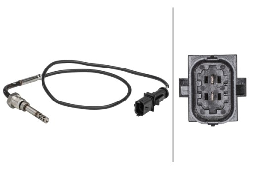 HELLA 6PT 358 181-251 датчик, температура вихлопних газів