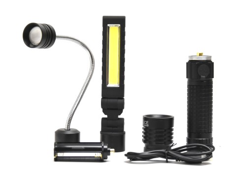 Багатофункціональний Світлодіодний ліхтарик COB XPE USB T6 6W