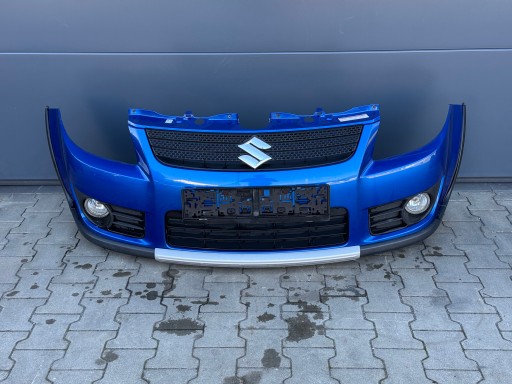 SUZUKI SX4 06R- bumper front front SX4 SX-4 original blue !