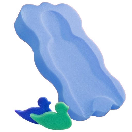 Матрац для ванни AkcesBaby синій 46х26 див