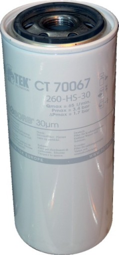 Паливний фільтр Ренсон з сепаратором 65л / хв 30 мкм