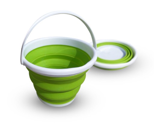 Відро Delphin Magic складне зелене 5л