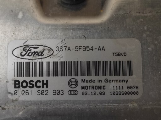 FORD MONDEO MK3 LIFT Bedienteil Computer DES MOTORS 3S7A9F954AA 1.8 16V SCI
