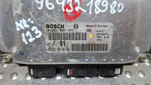 control unit of the engine 0261207477 9643218980 Peugeot Citroen 1.6 16V