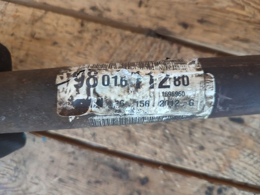 Demi axe Droit Longue peugeot 208 et 1,4 hdi 9801611280