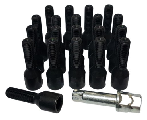 Болти Citroen 12x1, 25x37 конус torx чорний 20 EU