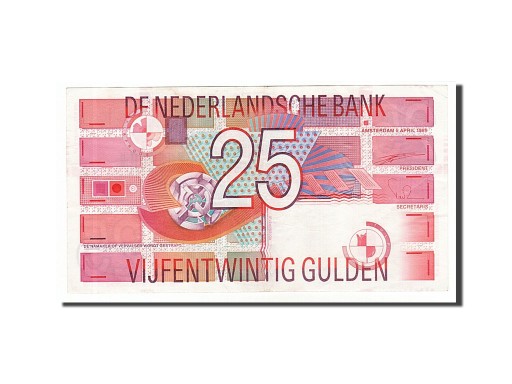 Banknot, Holandia, 25 Gulden, 1999, 1999-04-05, AU