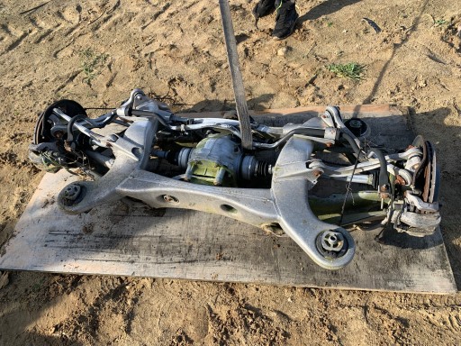 2163502100 - Задні сани комплектний міст диференціал mercedes cl w216 5.5 a2213521406 cl500