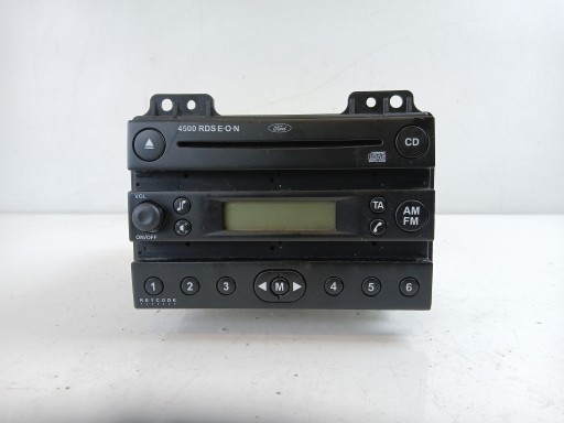 FORD FIESTA MK6 RADIO industrial KASETA 2S6118C815AE + KOD 7270