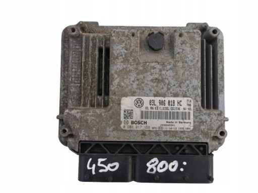 SEAT LEON 2.0TDI 0281017158 03L906018HC 03L906018FJ EDC17C46KOMPUTER ECU