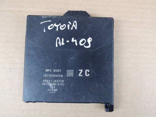 Toyota Corolla E21 module computer control unit komfortu 89221-02720