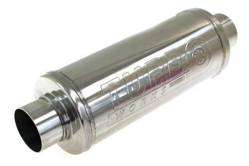 TW-TL-126 - Средний глушитель 76MM 300mm Sport TURBOWORKS