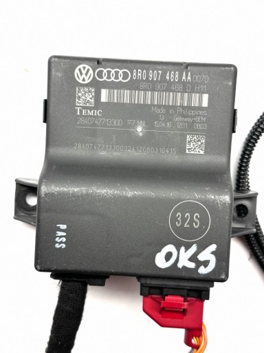 AUDI Q5 SQ5 8R LIFT modulo Centralina GATEWAY SWIATLOWOD 8R0907468AA 8F002799