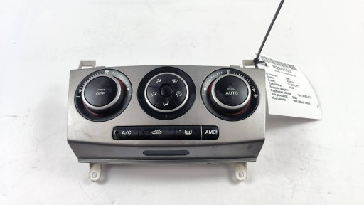 commande de climatisation K1900BS3L MAZDA 3 et BK LIFT