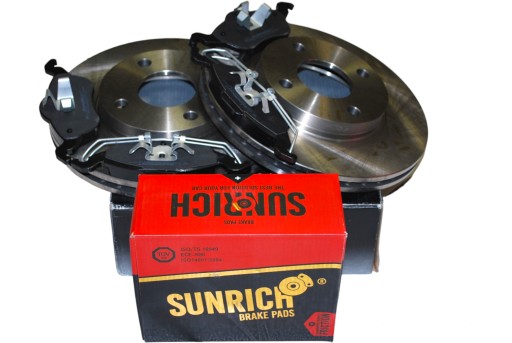 ДИСКИ + КОЛОДКИ FORD FOCUS MK1 1998-2004 ПЕРЕДНІЙ КОМПЛЕКТ