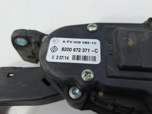 RENAULT OPEL 8200672371-C 6PV009085-10 accelerator pedal potentiometer