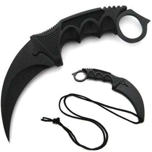 PRAWDZIWY KARAMBIT CS:GO NÓŻ NECK PAZUR ETUI