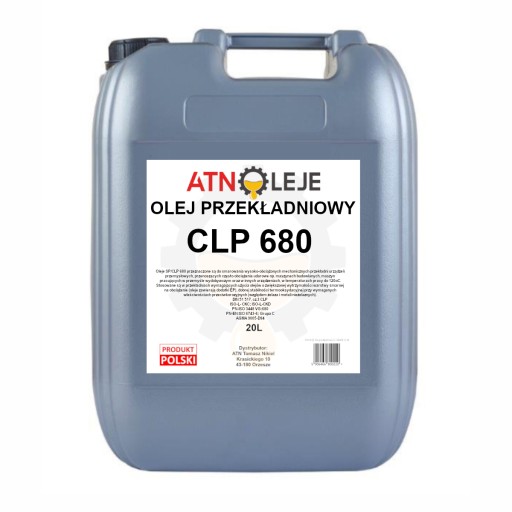 Трансмісійне масло din 51 517, частина 3 clp vg680 20л
