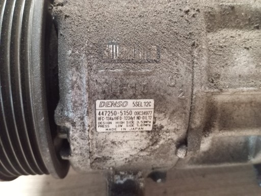 compressor of the air conditioning PEUGEOT 2008 II CITROEN 1.2 THP VTI 447250-5150