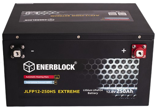 Акумулятор enerblock jlfp12-250hs lifepo4 12v 250ah 3200wh