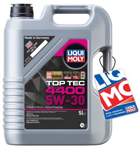 LIQUI MOLY TOP TEC 4400 5W-30 5л 2322 + БЕСПЛАТНО