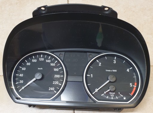dials clock BMW 1 E87 LIFT 2010r. Diesel OE EU