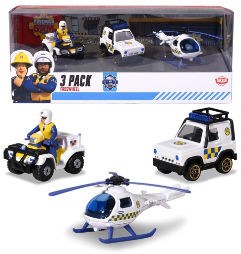 Dickie Toys Пожежний Сем набір 3 шт. 