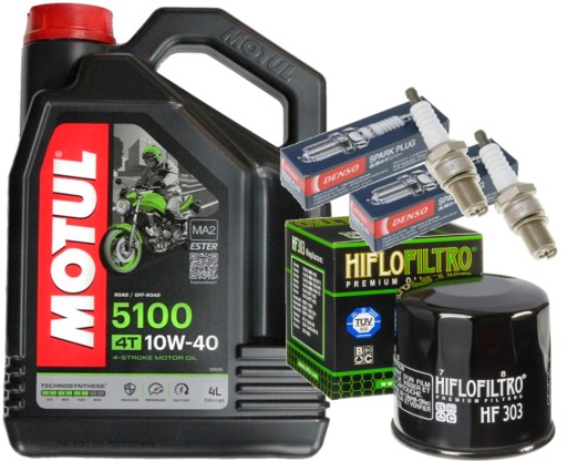MOTUL 4L масляний фільтр свічки Kawasaki EN500 90-93