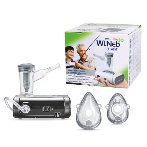 ПОРШНЕВИЙ ПОРШНЕВИЙ ІНГАЛЯТОР FLAEM З АКУМУЛЯТОРОМ