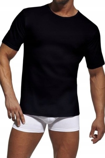 Pánske tričko Cornette Authentic 202 NEW čierne