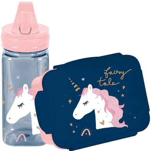 Набір пляшка для води та ланчбокс Paso 500 мл