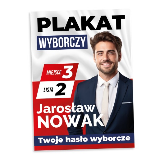 PLAKATY WYBORCZE A3 WYSOKA JAKOŚĆ 100x EKSPRES