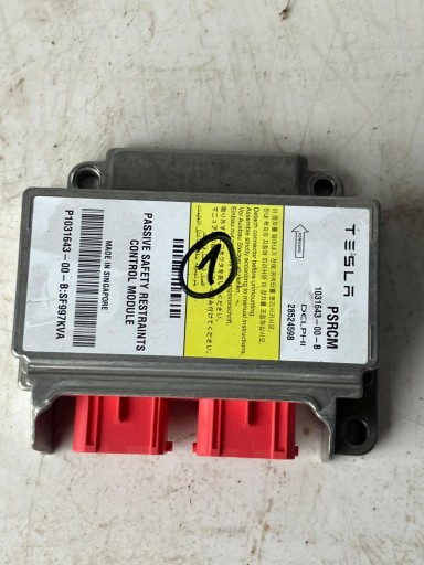 МОДУЛЬ ДАТЧИКА ПОДУШКИ БЕЗОПАСНОСТИ TESLA МОДЕЛЬ S 1031643-00-B