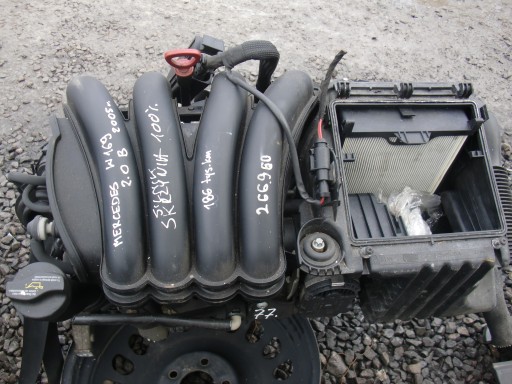 MERCEDES A W169 2.0 8V 2005 266.960 engine complete KPL 186 TYS KM