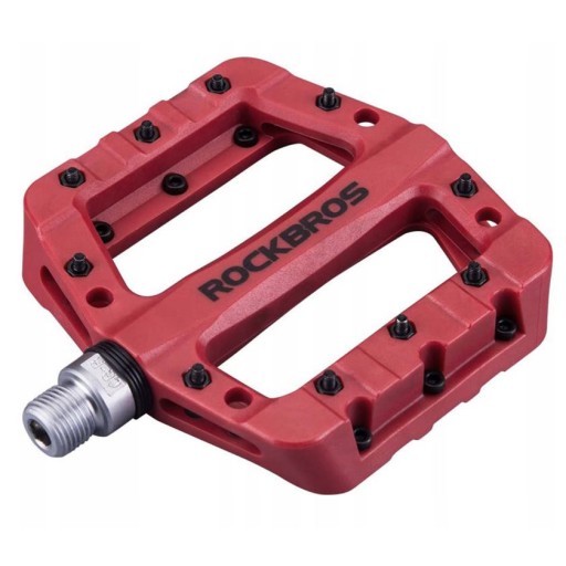 Педалі на платформі Rockbros Світло-помаранчеві та червоні педалі на платформі