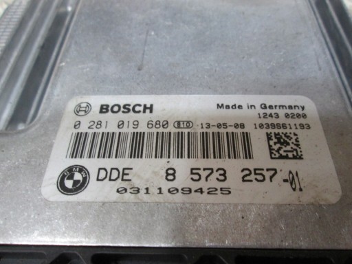 BMW F10 520D computer control unit of the engine CAS4 key