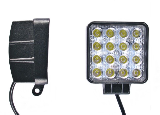 ФАРА РАБОЧАЯ 48W ГАЛОГЕН 16 LED (СВЕТОДИОД ) 12-24V IP67. 57MM изображение 1