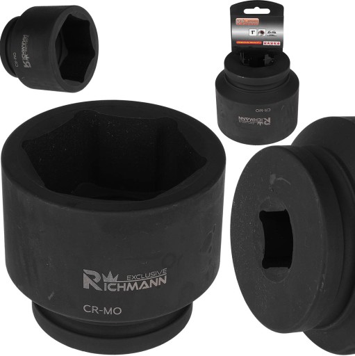 КОРОТКАЯ УДАРНАЯ НАСАДКА ДЛЯ МОЛИБДЕНОВОГО УДАРНОГО КЛЮЧА, ПРОЧНАЯ 1 ФУТ 95 ММ